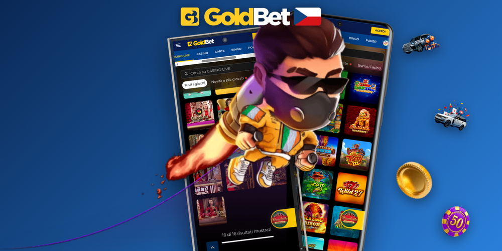 Goldbet Casino app na Androidu a iOS – dva smartphony vedle sebe