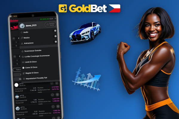 Barevná lišta posledních násobičů v historii kol hry Aviator v Goldbet Casino