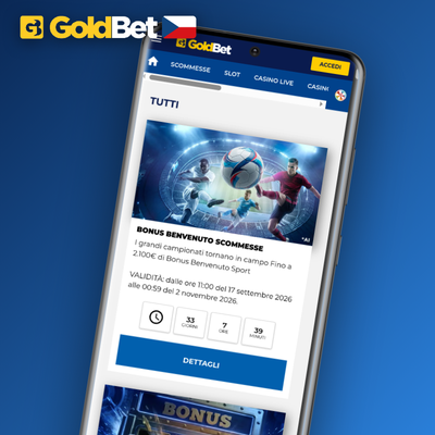 Goldbet Casino promo na fotbal – míč na trávníku s večerním osvětlením stadionu