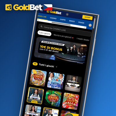 Přes 6 000 automatů dostupných v mobilní aplikaci Goldbet Casino