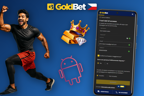 Pole pro promo kód v registračním formuláři Goldbet Casino CZ – Goldbet Casino registrace s bonusem