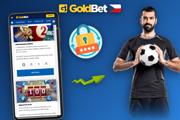 Goldbet Casino VIP věrnostní program – zlatá karta žetony a šampaňské na mramorové desce